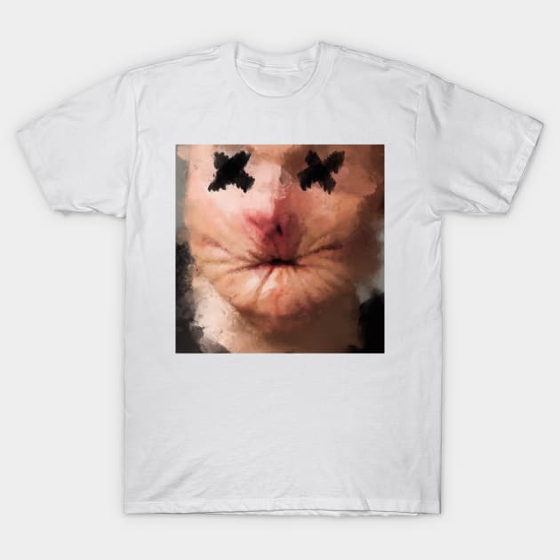 Eugene Root - Arseface Face Mask T-Shirt by ptc96